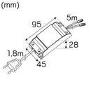Saunavalosarja Hidealite Heatspot G2 Kit Teräs 2700K, 6x3,8W
