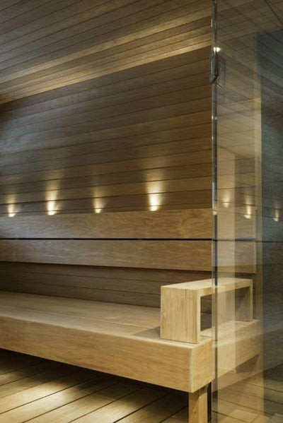 Saunavalosarja Saas Highline Sauna 6x3W, 3000K, musta