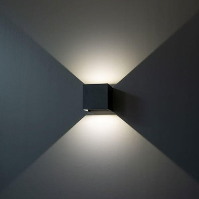 Seinävalaisin FTLIGHT Iina, 2x5W, 570lm, musta