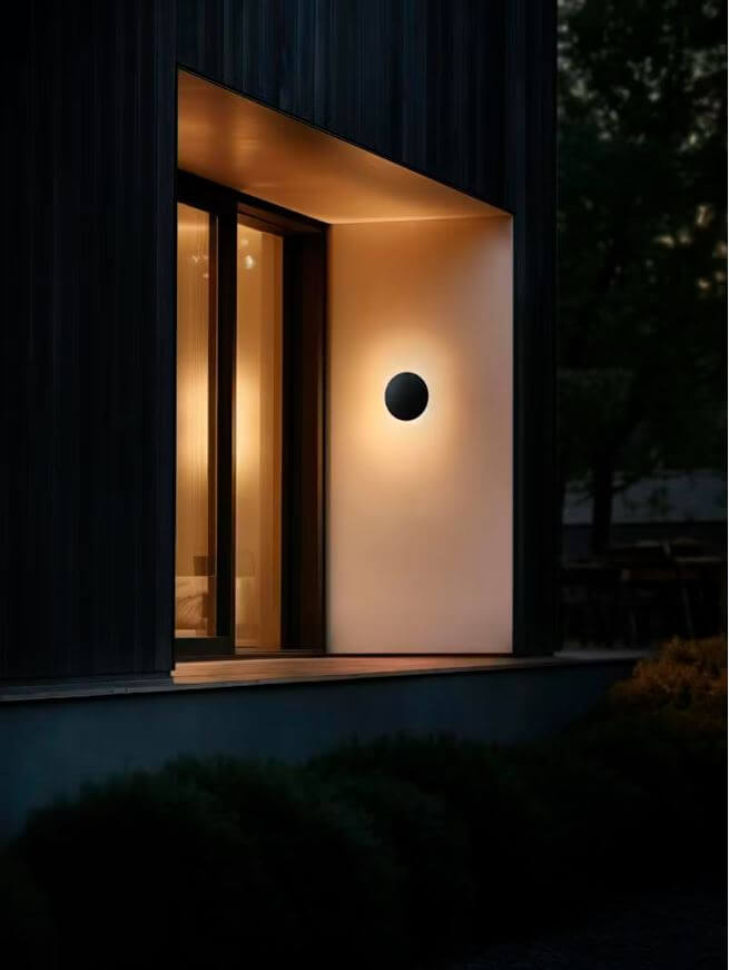 Seinävalaisin Hidealite Circo M, 7.5-22W, 2/3/4K, IP65, musta