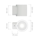 Seinävalaisin Plejd OUT-01, 2200-4000K, 8.3W, IP45, valkoinen