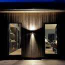 Seinävalaisin pistorasialla SLC Shadow, 2x5W, 2700/3000/4000K, IP65, musta