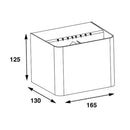 Seinävalaisin pistorasialla SLC Shadow, 2x5W, 2700/3000/4000K, IP65, musta