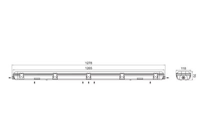 Teollisuusvalaisin Airam Fresa Pro 1200, 22-40W, 4000K, 6000lm, IP65