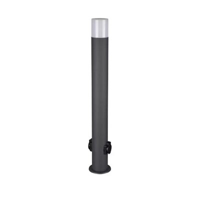 Pollarivalaisin Trio Hoosic, IP44, E27, 800mm, 2kpl pistorasia, antrasiitti - Outoled