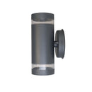 Ulkoseinävalaisin Airam Alppila XL-W, GU10, IP44, Antrasiitti