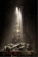 Valokuituvalaisin saunaan Saas Highline Hot One, kiuaslinssi, 4m kuitu, 3W projektori