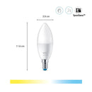 WiZ LED-älylamppu, E14, 470lm, WiFi, Tunable white