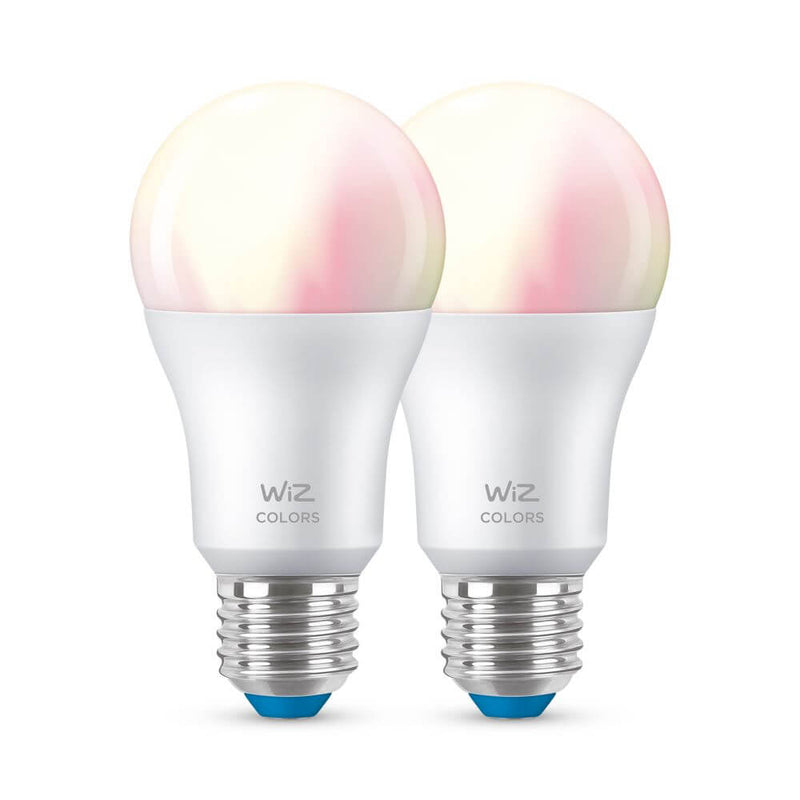 WiZ LED-älylamppu, E27, 806lm, RGBW, WiFi, 2-pack