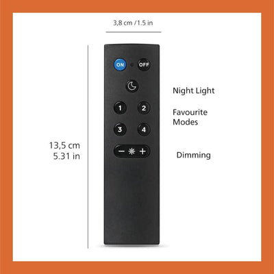 WiZ LED-älylamppu, E27, 806lm, RGBW, WiFi, 2-pack + WiZmote-kaukosäädin