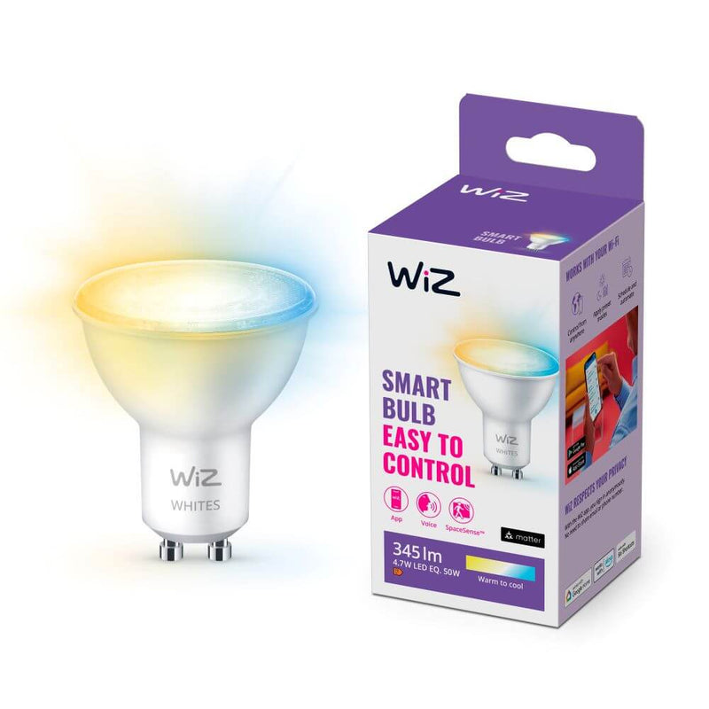 WiZ LED-älylamppu, GU10, 4.7W, WiFi, Tunable white