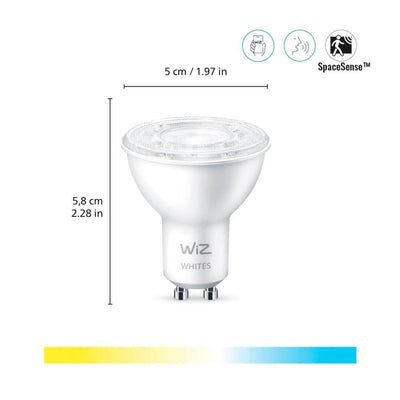 WiZ LED-älylamppu, GU10, 4.7W, WiFi, Tunable white