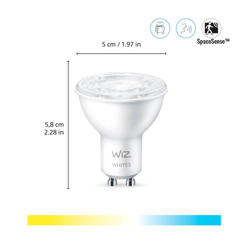 WiZ LED-älylamppu, GU10, 4.7W, WiFi, Tunable white