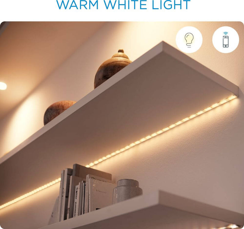 WiZ LED-valonauhan jatkopala 1m, RGBW, 880lm, WiFi