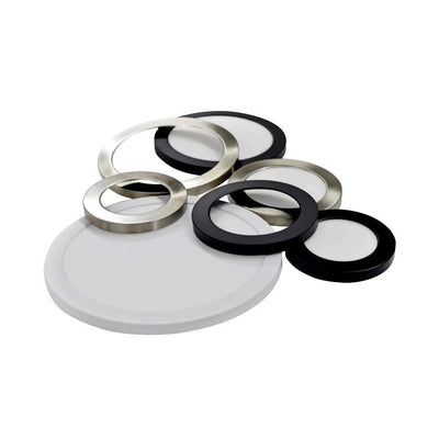 Musta kehys Elife Lantti 12W valaisimeen